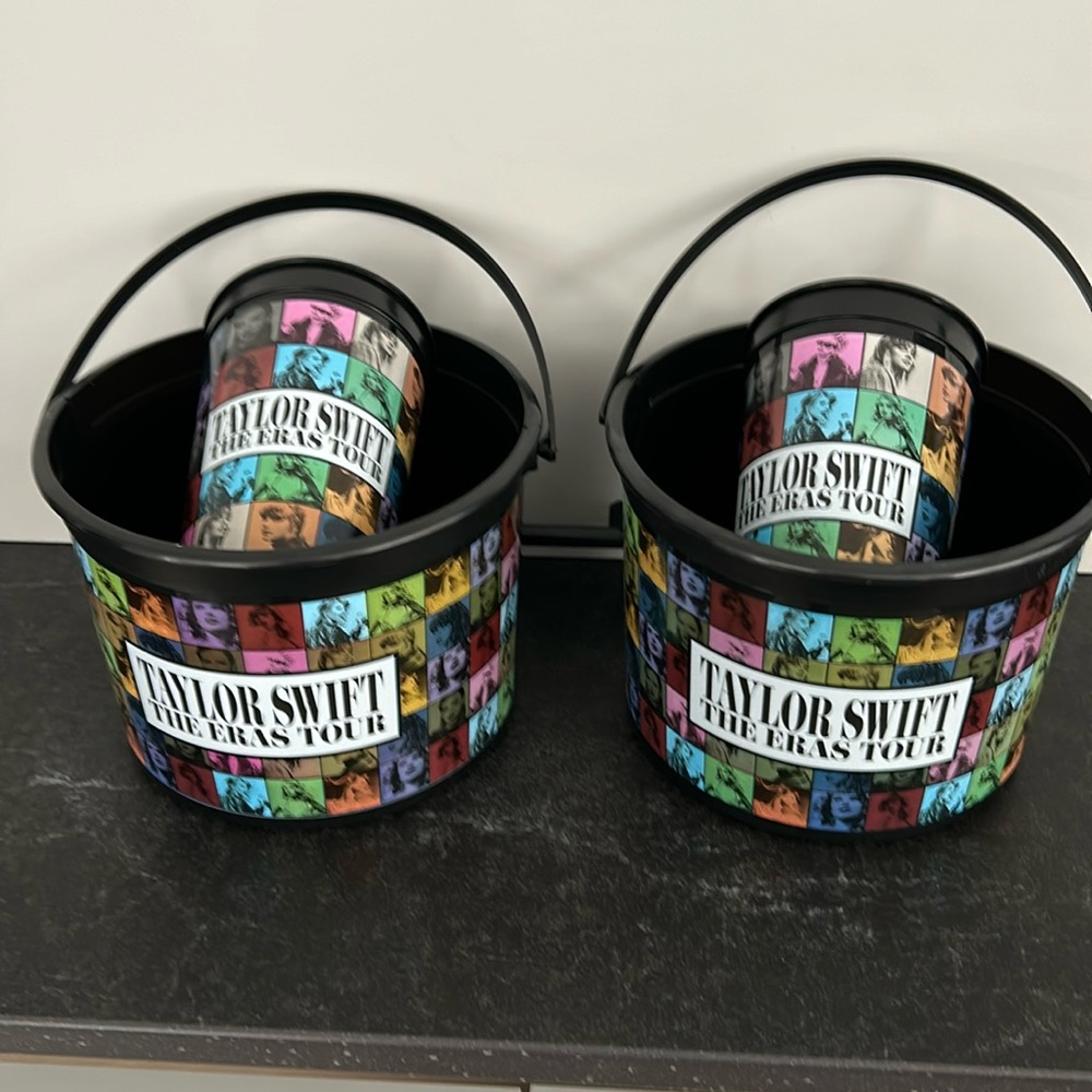 2 new Taylor Swift movie buckets and cups